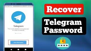 How to Recover Telegram Account Password if you Forget   New Methood  Recover Telegram Password