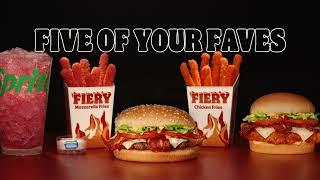 BK’s Fiery Menu - packed with flavorful heat