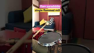 #singleflammedmill #flam #drums #drumpractice #bateria #rudiments #드럼 #ドラム #snaredrum #stickcontrol