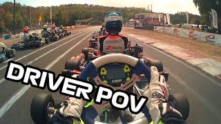 Kart Race Driver Eye POV  Lando Norris Kart 125cc Rotax Max