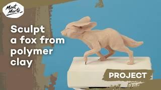 How to sculpt a fennec fox with polymer clay - Free sculpting tutorial
