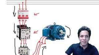 Ligando Motor 3 com Relé Térmico Disjuntor e Contator - Prof Jadson Caetano