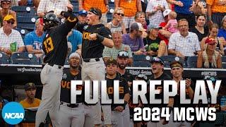 Tennessee vs. North Carolina 2024 Mens College World Series June 16  FULL REPLAY