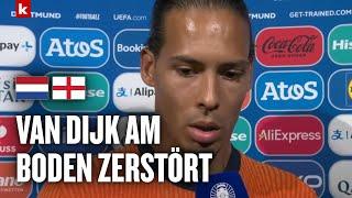 Emotionaler van Dijk kritisiert Zwayer Hätte den Elfmeter nicht gegeben  Niederlande - England 12