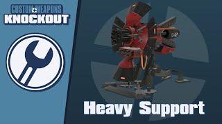 TF2C Custom Weapons Knockout Demonstration - Heavy Support