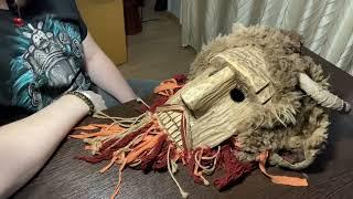 Маска славянская языческая - Slavic pagan maskMask helmet ceremonialOn Shrovetide