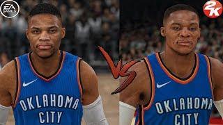 HOW CAN IT BE SO CLOSE?? NBA Live 19 vs NBA 2k19 Graphical Comparison