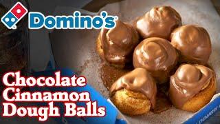 Dominos Choc Cinnamon Twisted Dough Balls Review GOOD WOW