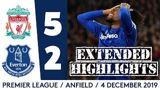 EXTENDED HIGHLIGHTS LIVERPOOL 5-2 EVERTON