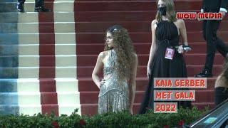 Kaia Gerber arrives at the MET Gala in New York NY