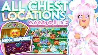 EVERY CHEST IN 2023 ROYALE HIGH 6000+ DIAMONDS & ACCESSORIES ROBLOX Chest Locations & Easy Guide