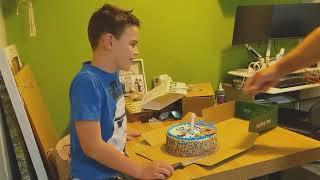 Boy farts blowing out birthday candle *hilarious*