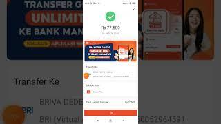 Cara Transfer Virtual Account BRIVA dari  Shopeepay