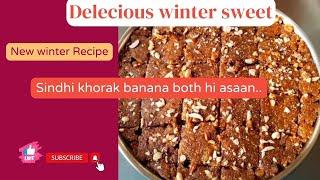 how to make winter sweet.Sindhi khorak recipe video Jan 2023