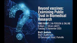 Beyond Vaccines  Examining Public Trust in Biomedical Research