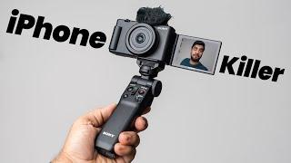 Best 4K Vlogging Camera for JUST ₹45k - SONY ZV-1F Unboxing  Better than iPhone Vlogging?