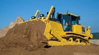 KOMATSU D155AX-8 CRAWLER DOZER - BIG MACHINE BIG POWER