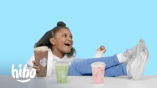 Kids Try Popular Starbucks Drinks  Kids Try  HiHo Kids