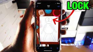 ANY iPhone How To Lock Screen for Tracing