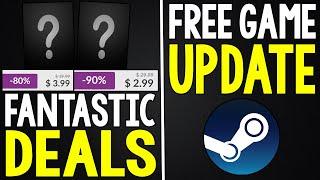 2 ABSOLUTELY AWESOME PC GAME DEALS + BIG FREE STEAM GAME UPDATE REVEALED