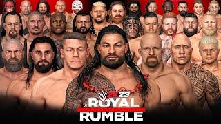 WWE 2K23 - 30 Man Royal Rumble Match