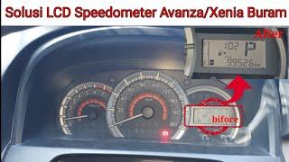 perbaikan LCD speedometer AvanzaXenia Buram