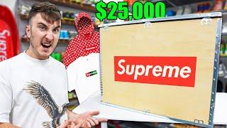 Unboxing a $25000 Supreme Mystery Box... RAREST EVER