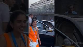 Radhika Merchant Candid Moments With Anant Ambani and Isha Ambani At Paris Olympics 2024