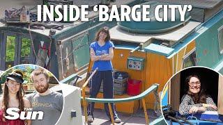 We live on cramped boats to save on soaring rents - the highs & lows for Brits living on water