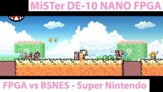 MiSTer FPGA DE-10 - FPGA Emulation vs BSNES Emulation - Super Nintendo Showdown