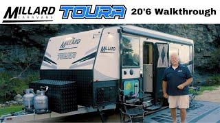 AUSTRALIAN MADE & OWNED MILLARD CARAVANS TOURA 206 WALKTHROUGH. 2024 MODEL.