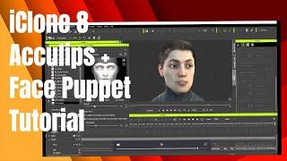 How to Lipsync and animate in iClone8 with Acculips and face puppet - Practical Demonstration.