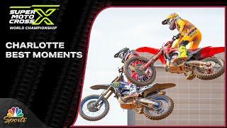 SuperMotocross playoffs 2024 Round 1 Charlotte best moments  Motorsports on NBC