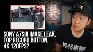 Sony a7SIII Image Leak Top Record Button  4K 120fps Confirmed?  News Rumor