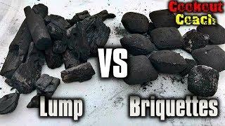 Lump Charcoal VS.  Charcoal Briquettes