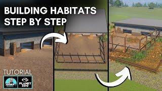How To Build Habitats In Planet Zoo Tutorial  Build With Me 