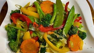 Quick & Tasty VEGETABLE STIR FRY Recipe