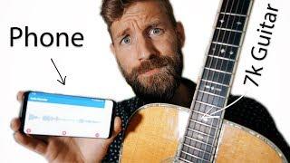 RECORDING your guitar with a PHONE?