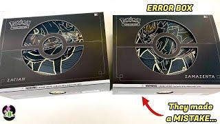 *ERROR BOX?* Pokémon Zacian & Zamazenta Ultra Premium Elite Trainer Box Plus Opening