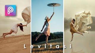 Cara Edit Foto melayang Levitasi Effect - Edit Foto Terbaru Picsart - PicsArt tutorial Indonesia