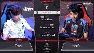 2018 GSL Season 3 Code S Ro.16 Group C Match2 Trap vs herO