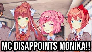 MC Disappoints Monika DDLC MOD The Rising Night Part 5