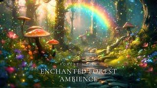 Enchanted Forest Ambience  Magical Forest Music 》Relax Sleep Healing With Fairy Melodies