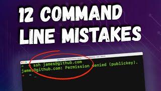 12 Command Line Mistakes New Developers Make and how to fix them