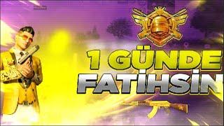 THE FASTEST RANKING TACTICS TO BE A FATIH IN 1 DAY  PUBG MOBILE