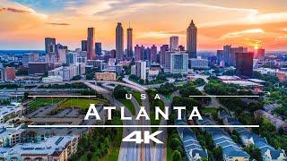 Atlanta USA  - by drone 4K