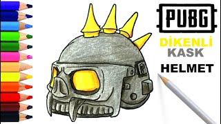 Easy Drawing Pubg Mobile Helmet I Kolay Pubg Mobile Dikenli Kask Çizimi