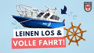 Auf Streife mit der Wasserschutzpolizei Kontrolle auf Brandenburgs Gewässern  Vlog #5
