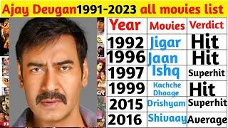 Ajay Devgan all movies list hit or flop Ajay devgan all movies #bollywood #movies #viral