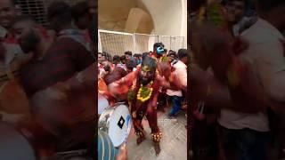 Pothraj Beating  at Golconda Bonalu #bonalu #trendingshorts #viral #golcondabonalu